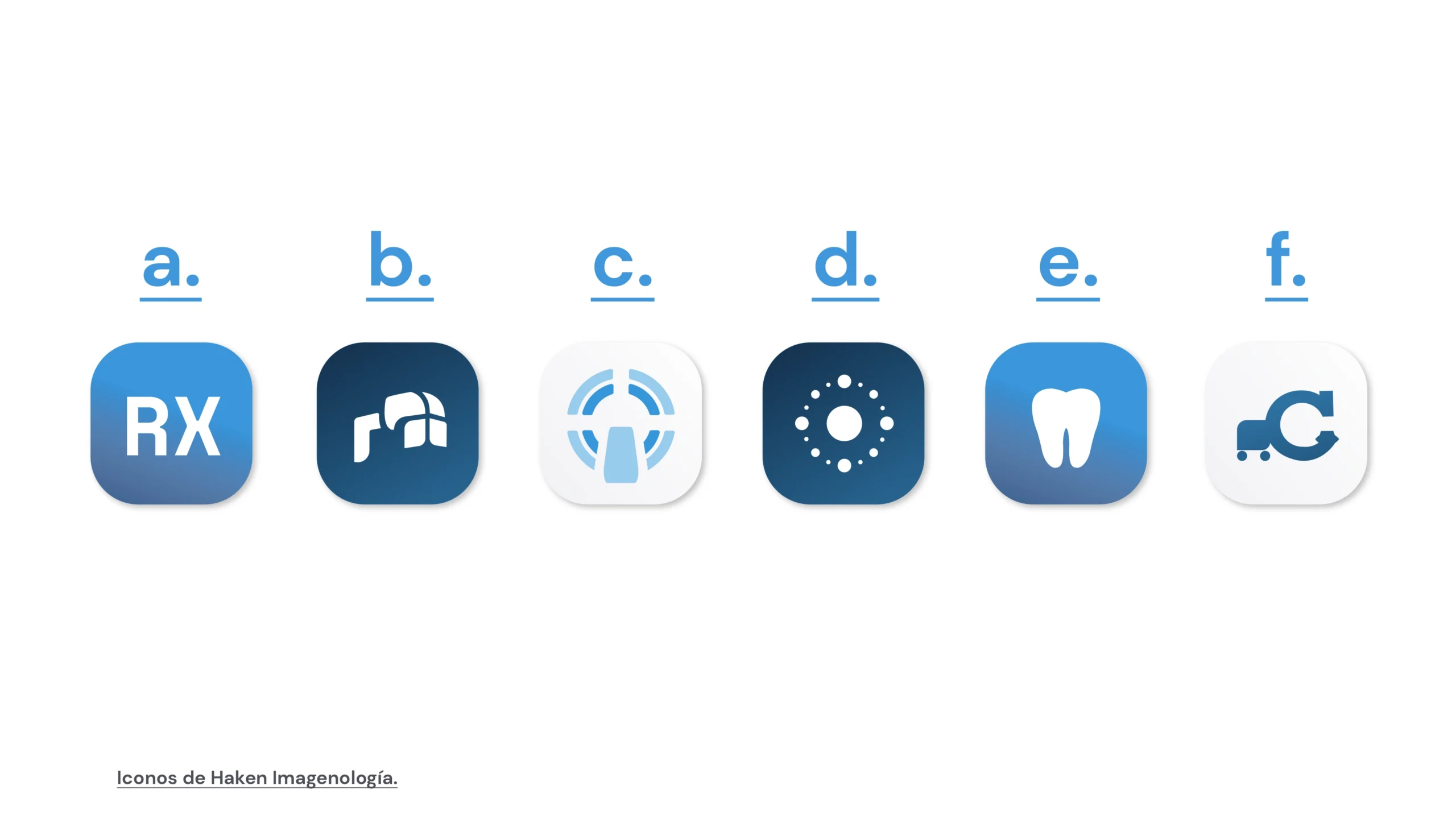 Iconos de Haken Imagenología.